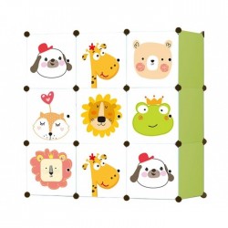 Raft modular cu 9 compartimente pentru camera copilului Ecotoys M14978_1