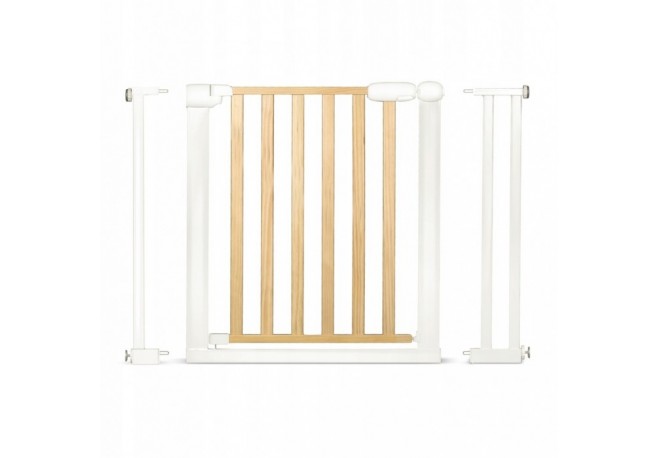 Poarta siguranta 74 - 105 cm Nukido 718500 - Metal + Lemn