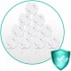 Protectii pentru priza 10 bucati Ricokids 798500 - Alb