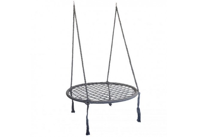 Leagan suspendat interior/exterior cuib de barza gri GW-908