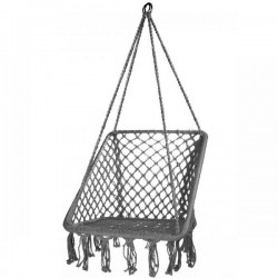 Leagan suspendat pentru interior/exterior cu spatar cuib de barza gri GW911