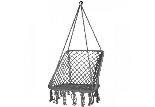 Leagan suspendat pentru interior/exterior cu spatar cuib de barza gri GW911