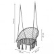 Leagan suspendat pentru interior/exterior gri GW-912