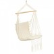 Leagan Suspendat Pentru Interior/exterior Cu Spatar Cuib De Barza 120 kg GW-923 Alb