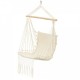 Leagan Suspendat Pentru Interior/exterior Cu Spatar Cuib De Barza 120 kg GW-923 Alb
