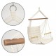 Leagan Suspendat Pentru Interior/exterior Cu Spatar 2 manere Cuib De Barza 120 kg GW-924 Alb