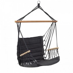 Leagan Suspendat Pentru Interior/exterior Cu Spatar 2 manere Cuib De Barza 120 kg GW-924 Gri