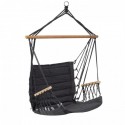 Leagan Suspendat Pentru Interior/exterior Cu Spatar 2 manere Cuib De Barza 120 kg GW-924 Gri