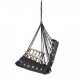 Leagan Suspendat Pentru Interior/exterior Cu Spatar 2 manere Cuib De Barza 120 kg GW-924 Gri