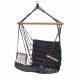 Leagan Suspendat Pentru Interior/exterior Cu Spatar 2 manere Cuib De Barza 120 kg GW-924 Gri