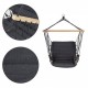 Leagan Suspendat Pentru Interior/exterior Cu Spatar 2 manere Cuib De Barza 120 kg GW-924 Gri