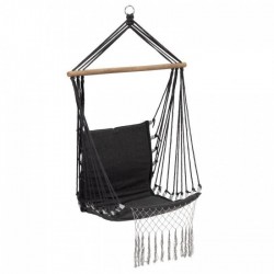 Leagan Suspendat Pentru Interior/exterior Cu Spatar Cuib De Barza 120 kg GW-923 Gri