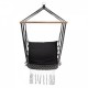 Leagan Suspendat Pentru Interior/exterior Cu Spatar Cuib De Barza 120 kg GW-923 Gri
