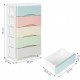 Raft pe roti cu 5 compartimente pentru depozitarea jucariilor ModernHome - Multicolor