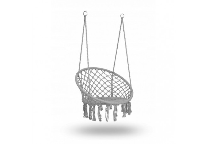 Leagan suspendat pentru interior/exterior cu spatar Sofotel BOHO - Gri