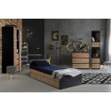 Mobilier Camera copii Tineret KLUPS DALIA Antracit-Stejar