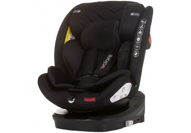 Scaun auto Chipolino Volare I-Size 40-150 cm obsidian cu sistem Isofix
