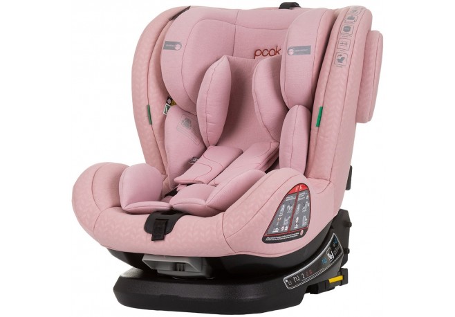 Scaun auto Chipolino Peak I-Size 40-150 cm flamingo cu sistem Isofix