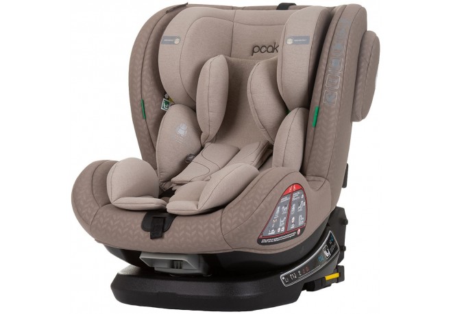 Scaun auto Chipolino Peak I-Size 40-150 cm macadamia cu sistem Isofix