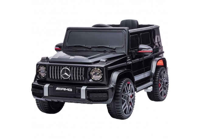 Masinuta electrica Chipolino SUV Mercedes G63 AMG cu scaun din piele si roti EVA black