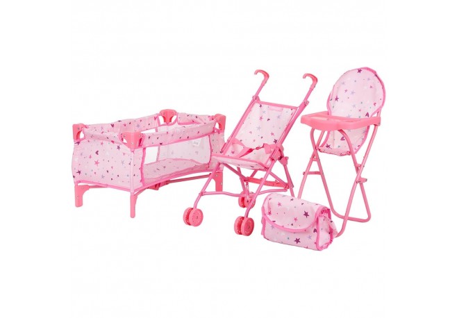 Set jucarii pentru papusi Chipolino Trixy 3 in 1 stars