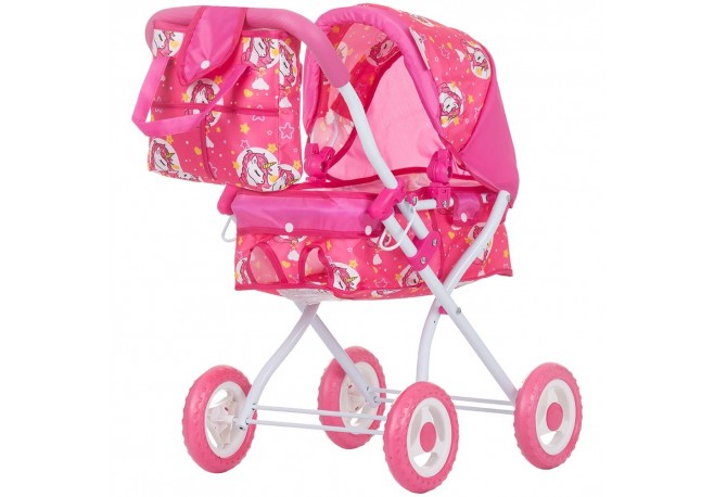 Carucior pentru papusi Chipolino Emily unicorns