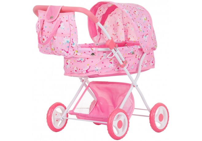 Carucior pentru papusi Chipolino Dora unicorn