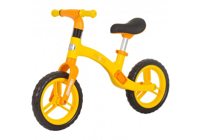 Bicicleta fara pedale Chipolino Zig Zag orange yellow