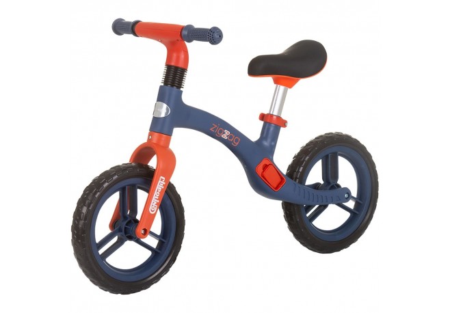 Bicicleta fara pedale Chipolino Zig Zag blue red