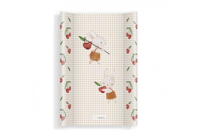 Saltea de infasat bebe cu intaritura 70x475 CP5 Cherry Fun