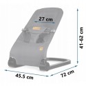 Balansoar pentru copii 2 in 1 cu jucarii Nukido 705200 Gri
