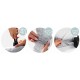 Balansoar pentru copii 2 in 1 cu jucarii Nukido 705201 Gri deschis