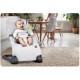 Balansoar pentru copii 2 in 1 cu jucarii Nukido 705201 Gri deschis