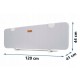 Bariera de protectie pentru pat 120 x 44 x 41 cm Nukido 722500 -Gri