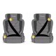 Scaun auto cu ISOFIX Nukido Louis Grupa 100-150 cm (15-36 Kg) i-Size omologare R129 - Negru