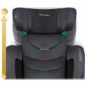 Scaun auto cu ISOFIX Nukido Louis Soft Grupa 100-150 cm (15-36 Kg) i-Size omologare R129 - Negru Gri