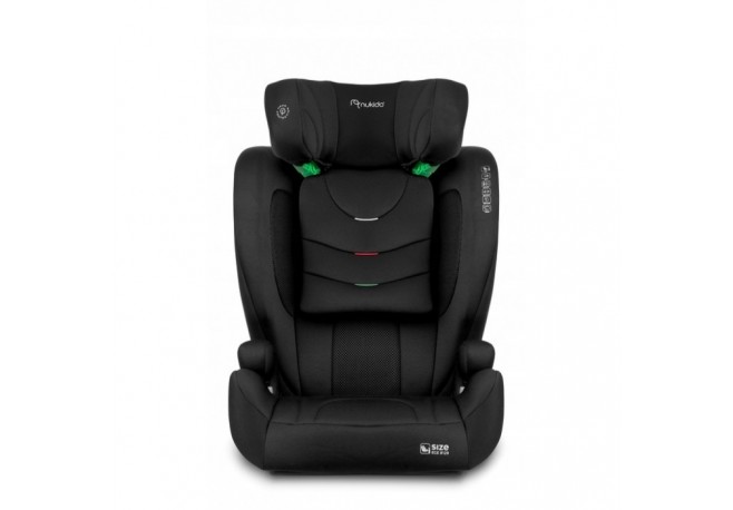 Scaun auto cu ISOFIX Nukido Louis Soft Grupa 100-150 cm (15-36 Kg) i-Size omologare R129 - Negru