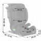 Scaun auto cu ISOFIX Nukido Louis Soft Grupa 100-150 cm (15-36 Kg) i-Size omologare R129 - Negru