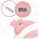 Cadita de baie cu dop de scurgere suport cu insertie si termometru Ricokids RK-282 - Roz