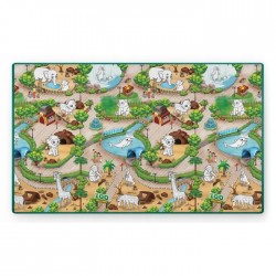Salteluta de joaca XXL 200 x 120 x 0.3 cm Ricokids RK-343 - Zoo