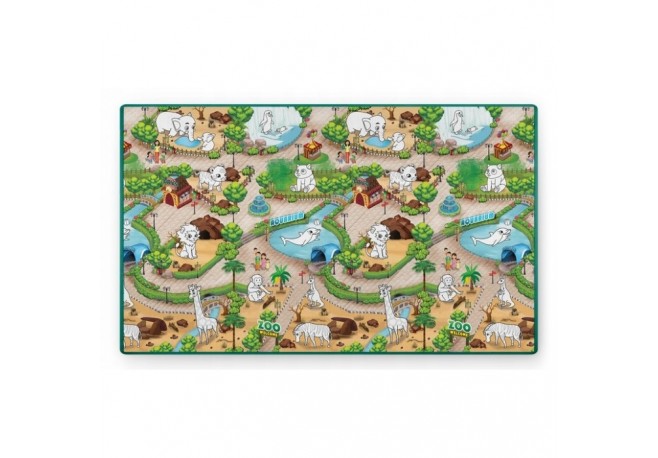 Salteluta de joaca XXL 200 x 120 x 0.3 cm Ricokids RK-343 - Zoo