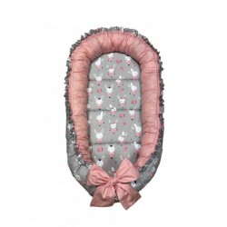 Cuib-Baby Nest My Kids Bunny Pink