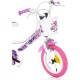 Bicicleta copii Dino Bikes 12 Fairy alb