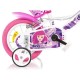 Bicicleta copii Dino Bikes 12 Fairy alb
