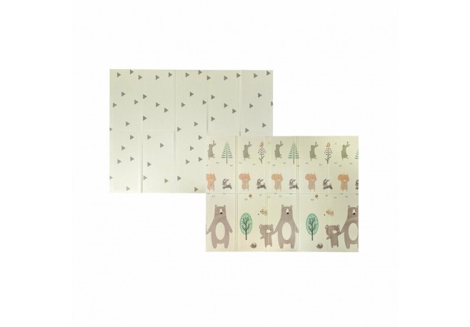 Covoras de joaca FreeON Magic Forest Cu doua fete Pliabil Protectie impotriva loviturilor Dimensiune mare 200 x 150 cm Cu Imprim