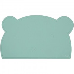 Covoras FreeON Pentru diversificare Din silicon Fara BPA Dimensiune 35 x 22 cm Bear Mint