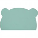 Covoras FreeON Pentru diversificare Din silicon Fara BPA Dimensiune 35 x 22 cm Bear Mint