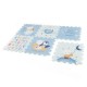 Covoras puzzle Petite&Mars Din spuma Format din 6 piese reversibile 116x174x1.5 cm Multicolor