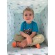 Covoras puzzle Petite&Mars Din spuma Format din 6 piese reversibile 116x174x1.5 cm Multicolor