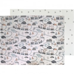Covoras de joaca FreeON Magic Road Cu doua fete Pliabil Protectie impotriva loviturilor Dimensiune mare 200 x 150 cm Cu Imprimeu